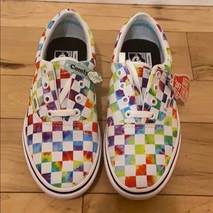 Tie Dye Checkered Vans
